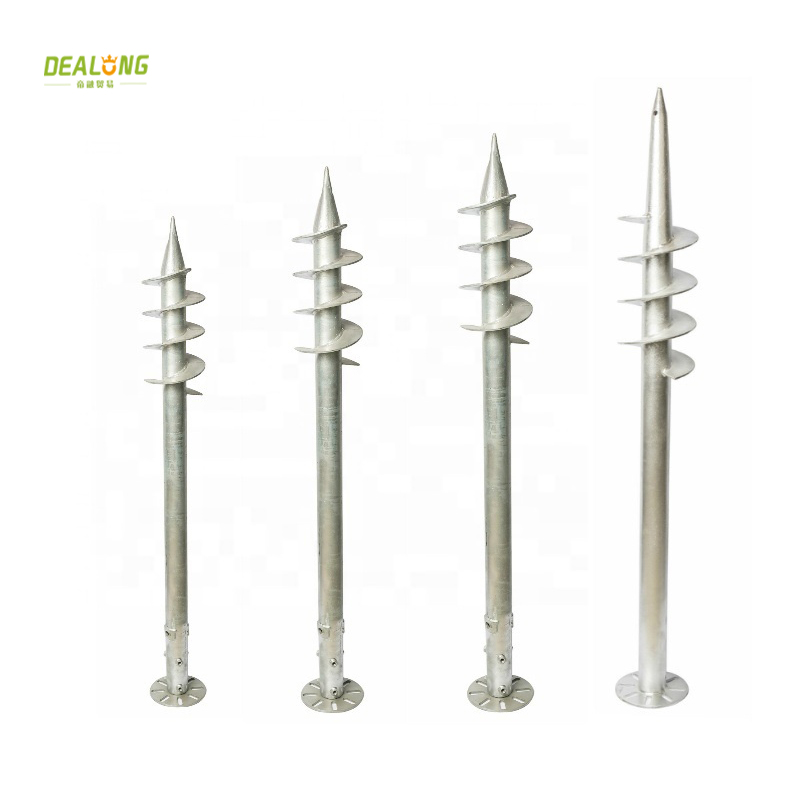 Ground Screw Pile for Fencing Systems