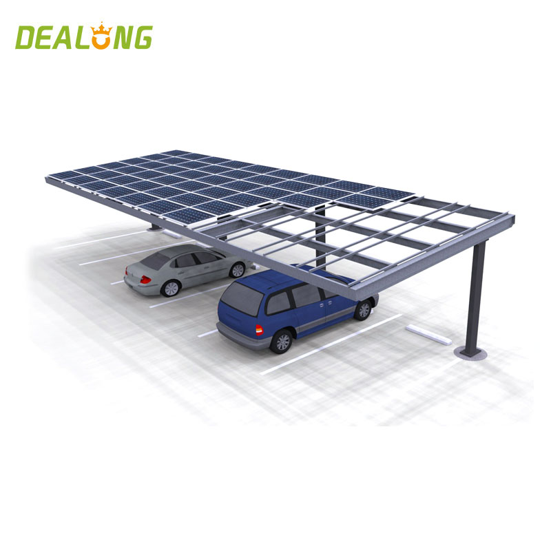 AL6005-T5 Adjustable Solar Panel Carport Structure