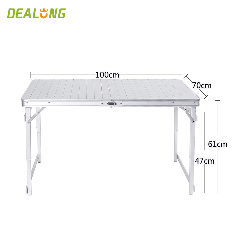 Outdoor Camping Adjustable Aluminum Alloy Table only