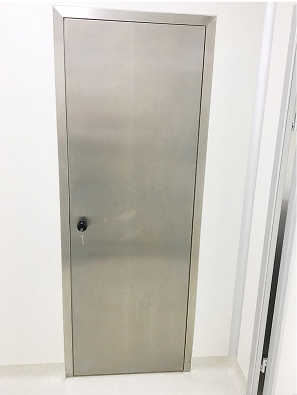 Clean room stainless steel door