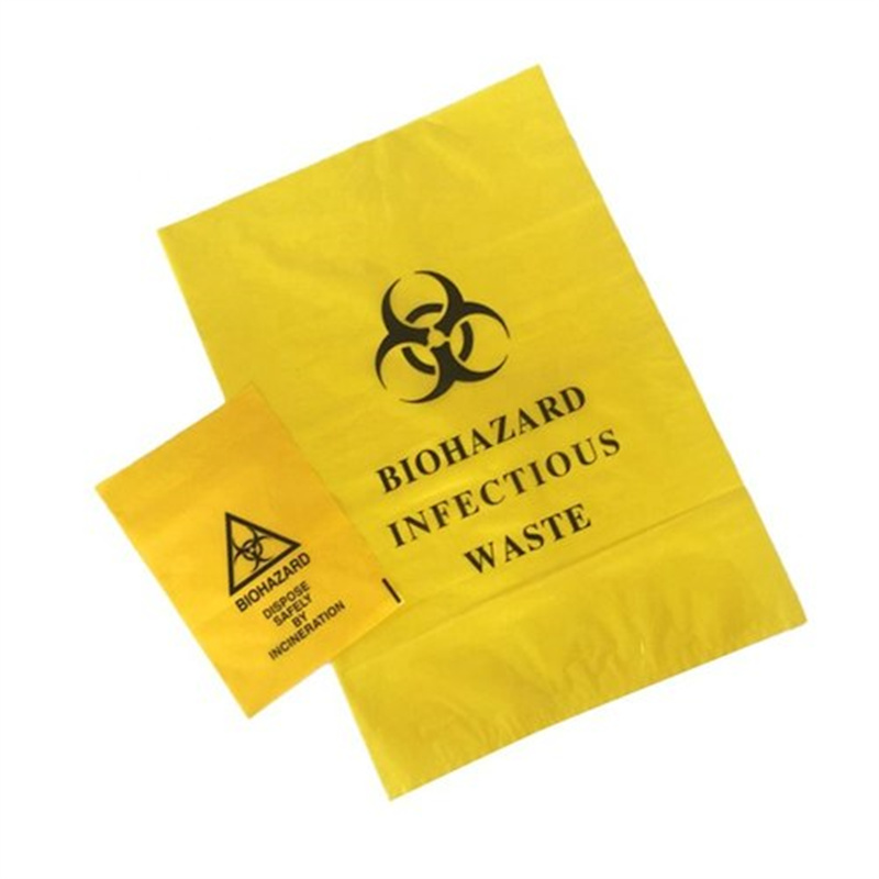 Yellow Medical Biohazard Waste Disposal Bags