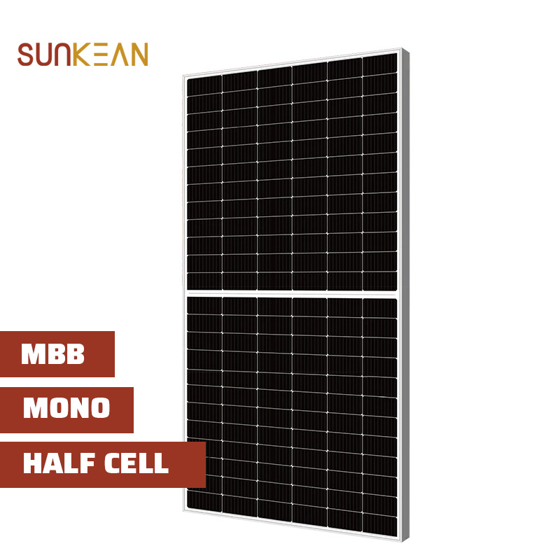 Half Cut 550W Solar Panel MBB Perc 144Cells 182mm Cell Size PV Monocrystalline Modules