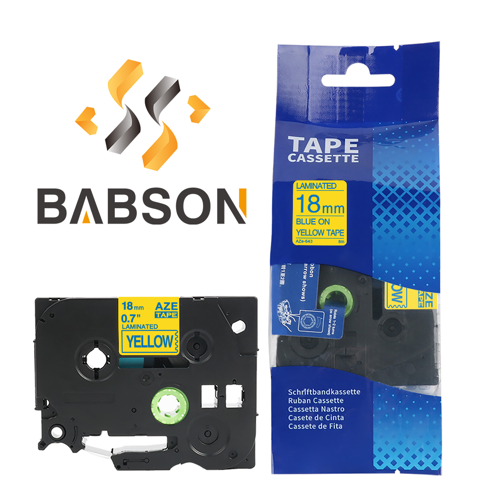 TZe-643(AZe-643) Label Tape Use For Brother PT9200DX/PT9400/PT9500PC