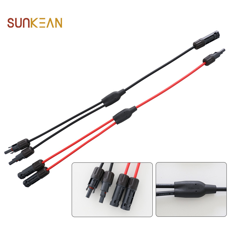 2to1 Y Connector Connecting Solar Panels in parallel or series