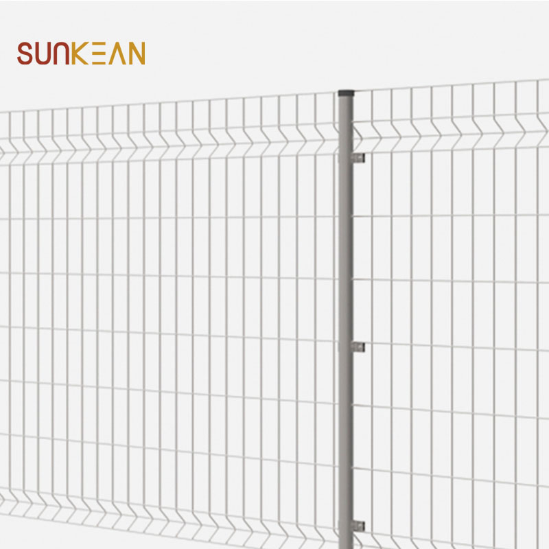 Customized size steel fence, weld mesh hoop fence used for solar power station