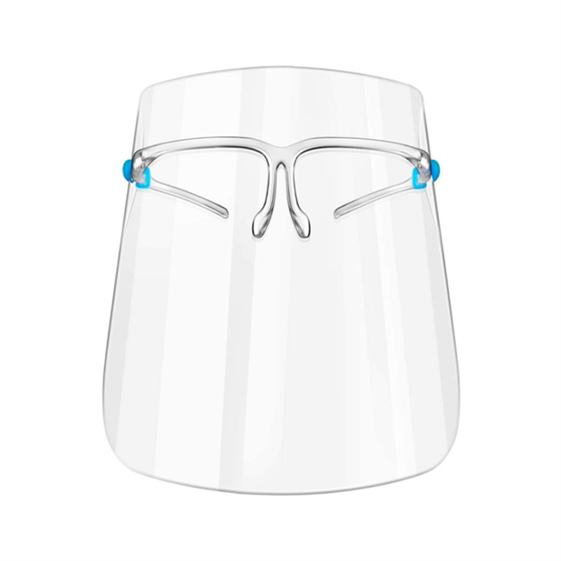 Face Shield with Glasses Frame