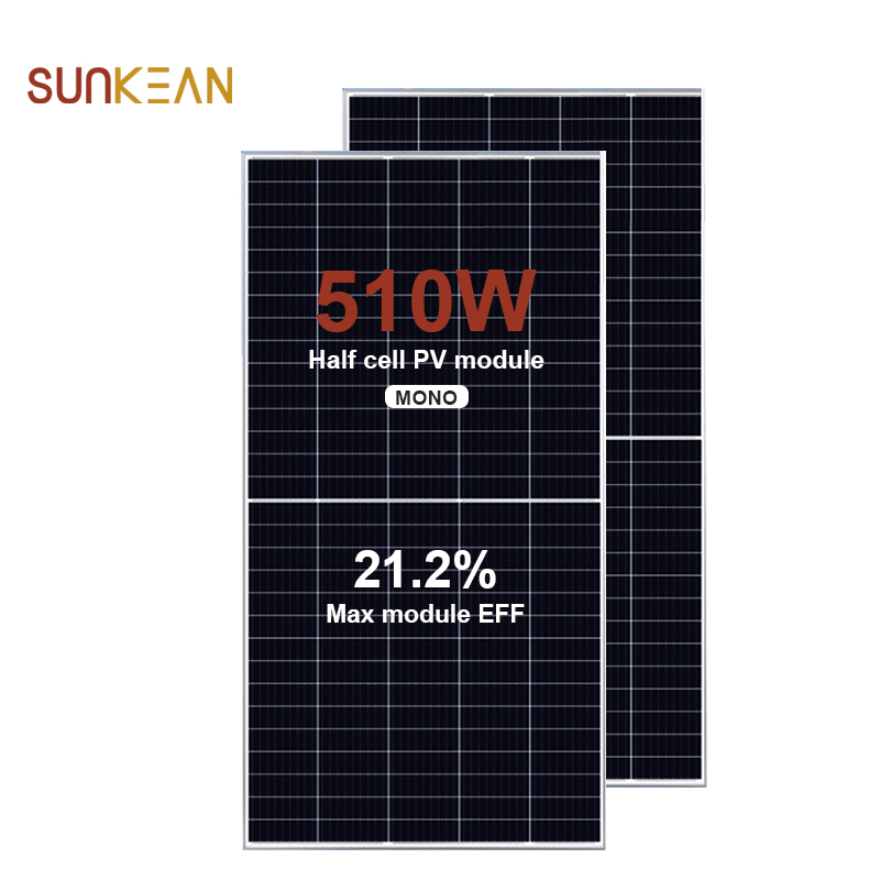 510W 150 cells 210mm cell size half-cell mono Solar panel