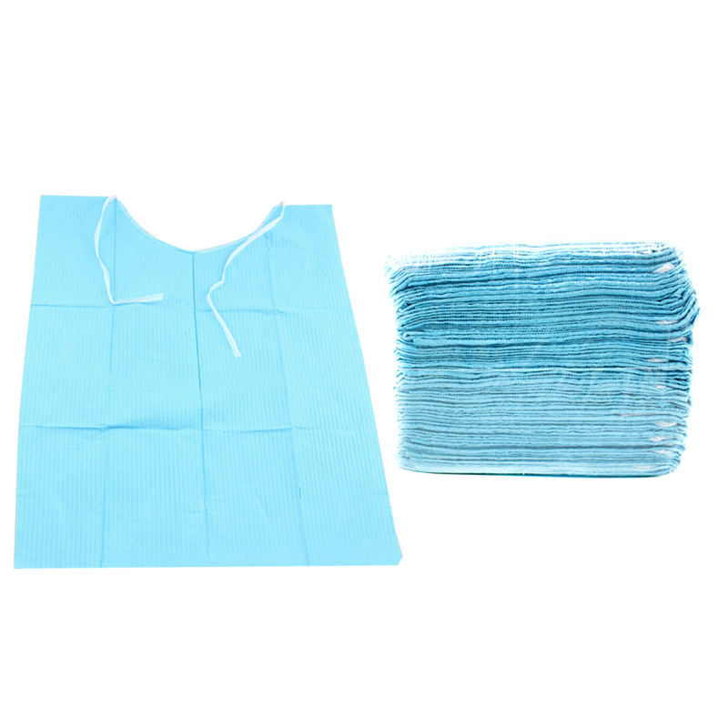 Disposable Dental Bibs with Tie