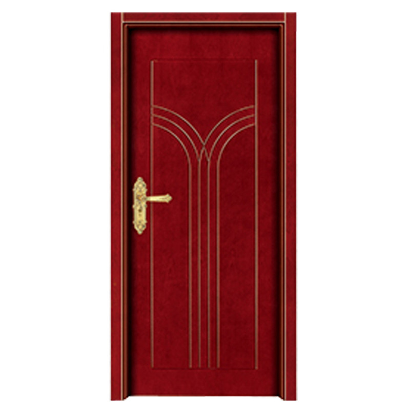 Hot Sale Bedroom Silence Timber Door House Use Study Melamine Wooden Door Interior Solid Wood Door