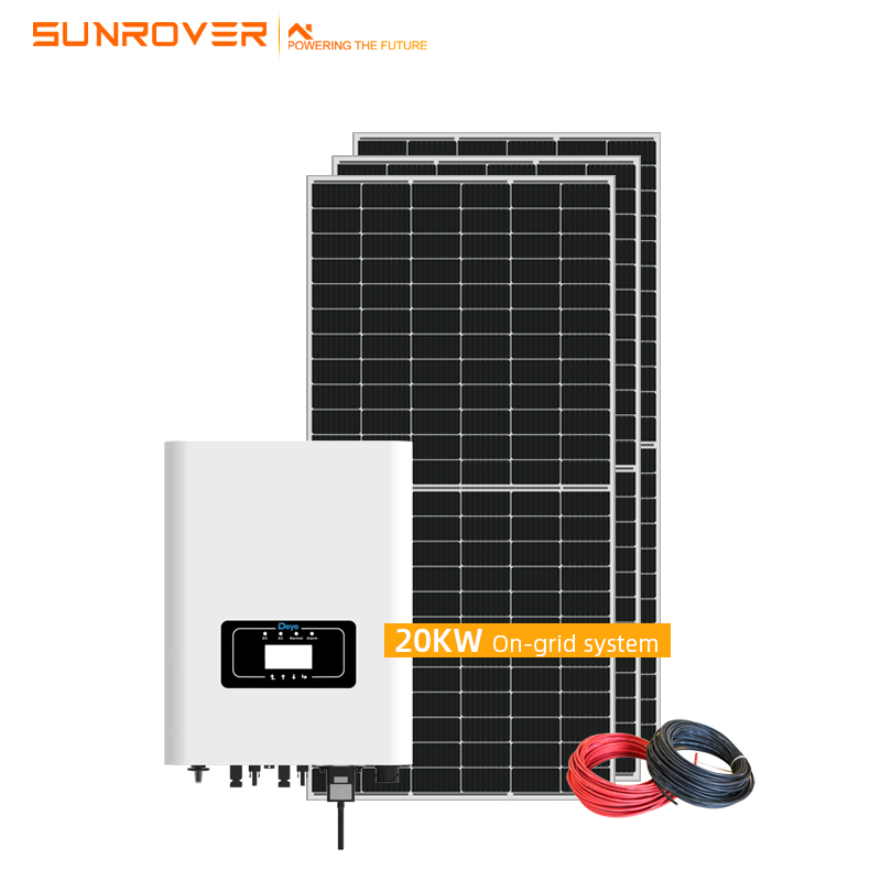 25 Years Warranty 20KW On Grid Solar System Price