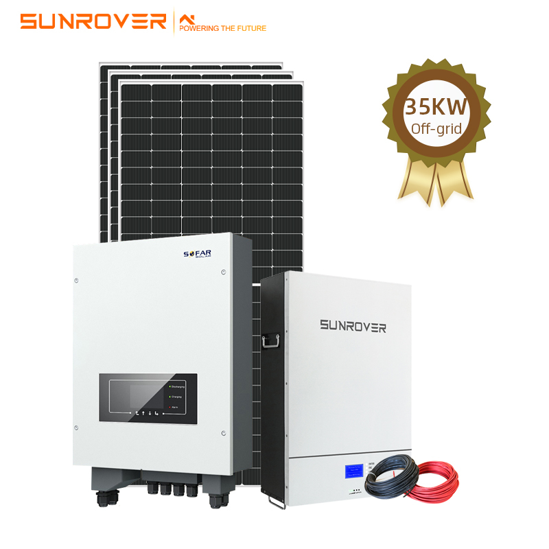 Complete 35KW Off Grid Solar System Complete