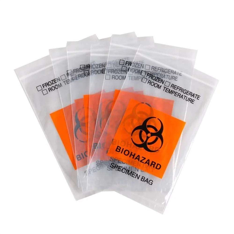 Zip Lock Biohazard Specimen Bag
