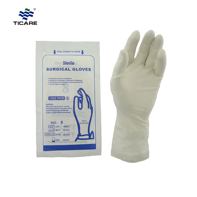 Examination Medical Disposable Latex Surgical Gloves