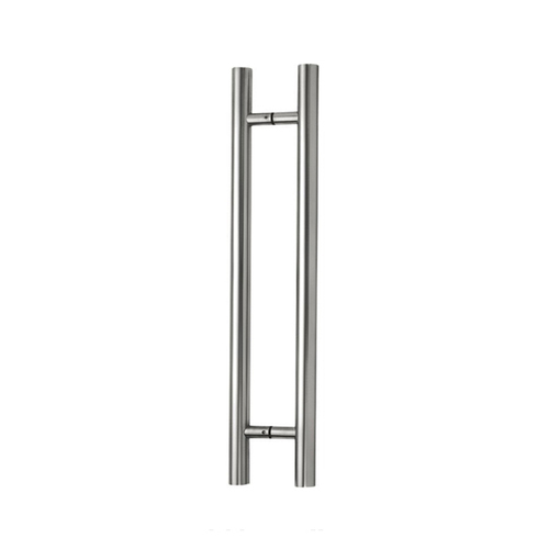Stainless steel glass handle for shower enclosure