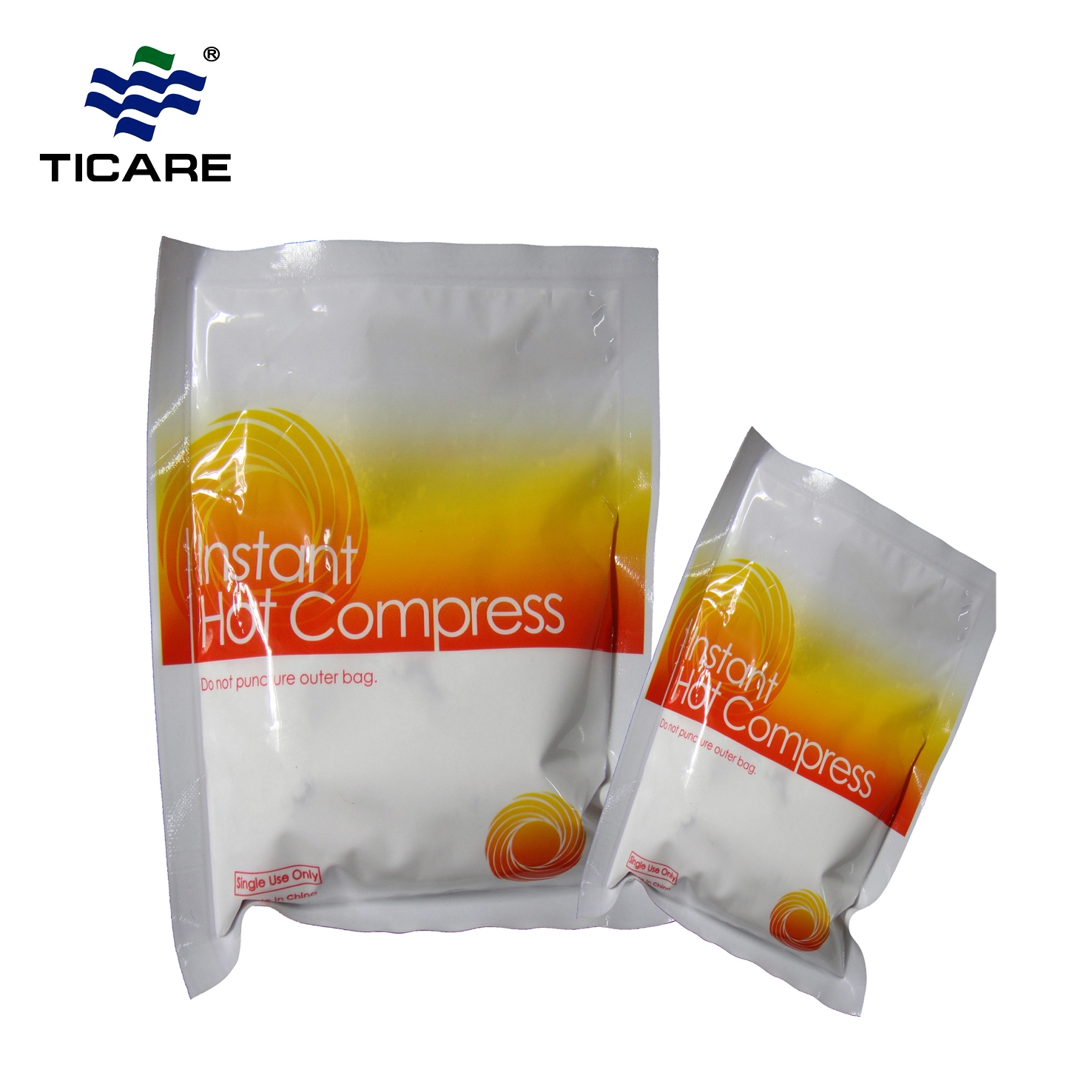 Disposable Instant Hot Compress pack bag Disposable Instant Hot Compress pack bag