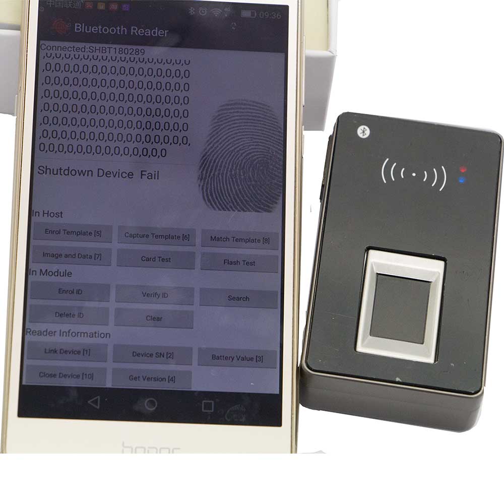 Android Bluetooth NFC Biometric Sensor Android Bluetooth NFC Biometric Sensor