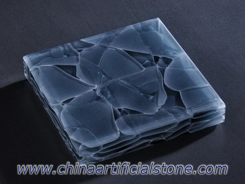 Azurite Jade Glass Stone Backlit Magna Glass Slabs