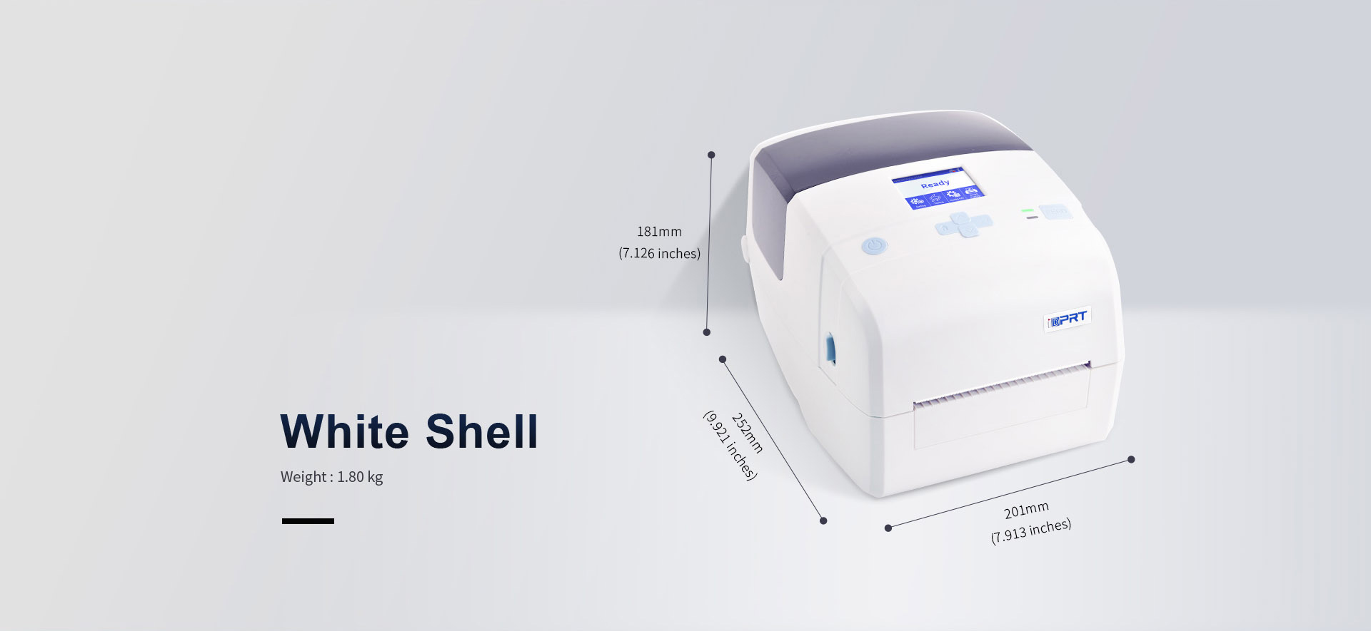 desktop direct thermal label printer