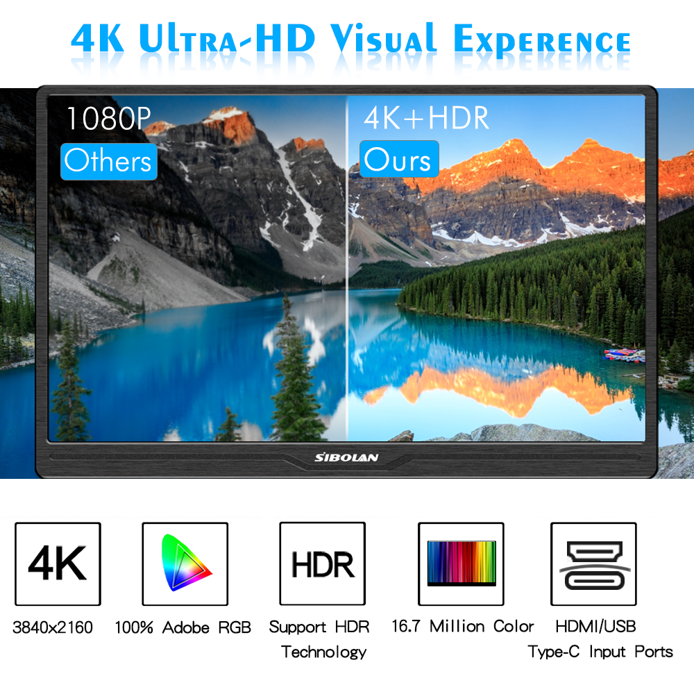 Sibolan 3840 X 2160 Portable Monitor manufacturer Sibolan 3840 X 2160 Portable Monitor manufacturer
