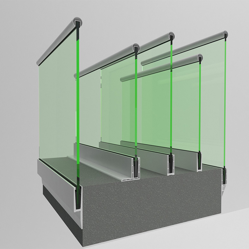 Frameless Balcony Glass Railing Balustrade
