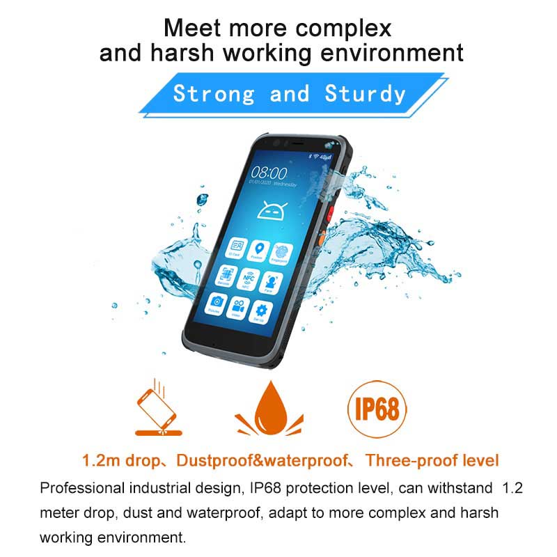 Handheld Android Facial recognition machine