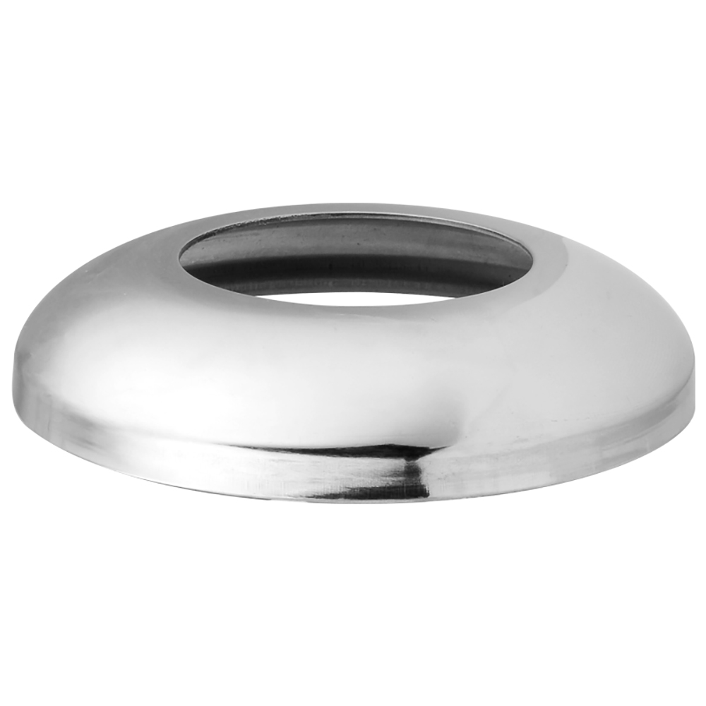 Ornamental 6 Inch Handrail Surface Mount Stainless Steel Round Decorative Metal Post Base