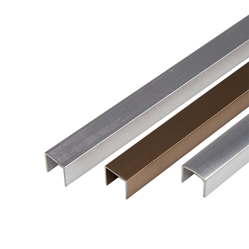 Stainless steel u channel trim for decoration