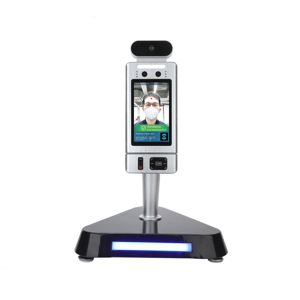 WIFI AI Facial Mask Recognition Temperature Scanner Access Control Terminal