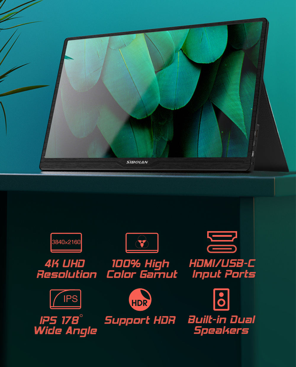 Sibolan 3840 X 2160 Portable Monitor manufacturer Sibolan 3840 X 2160 Portable Monitor manufacturer