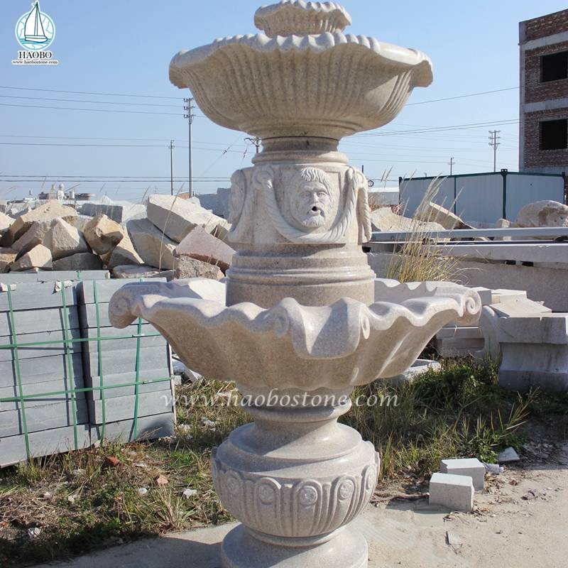 Natural Stone Hand Carved Outdoor Marble Water Garden Decorate Fountain