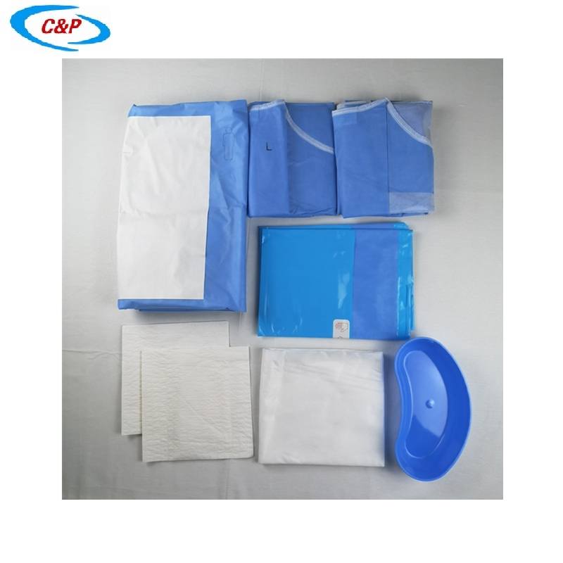Disposable C-section Cesarean Section Surgical Drape Pack Kit
