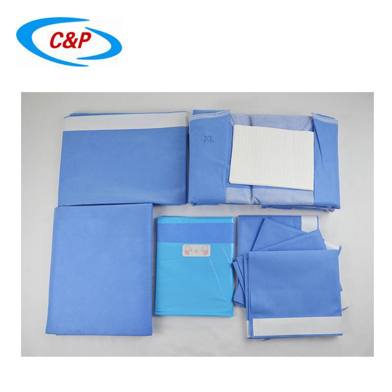 CE ISO13485 Certified Disposable Nonwoven General Surgical Drape Pack