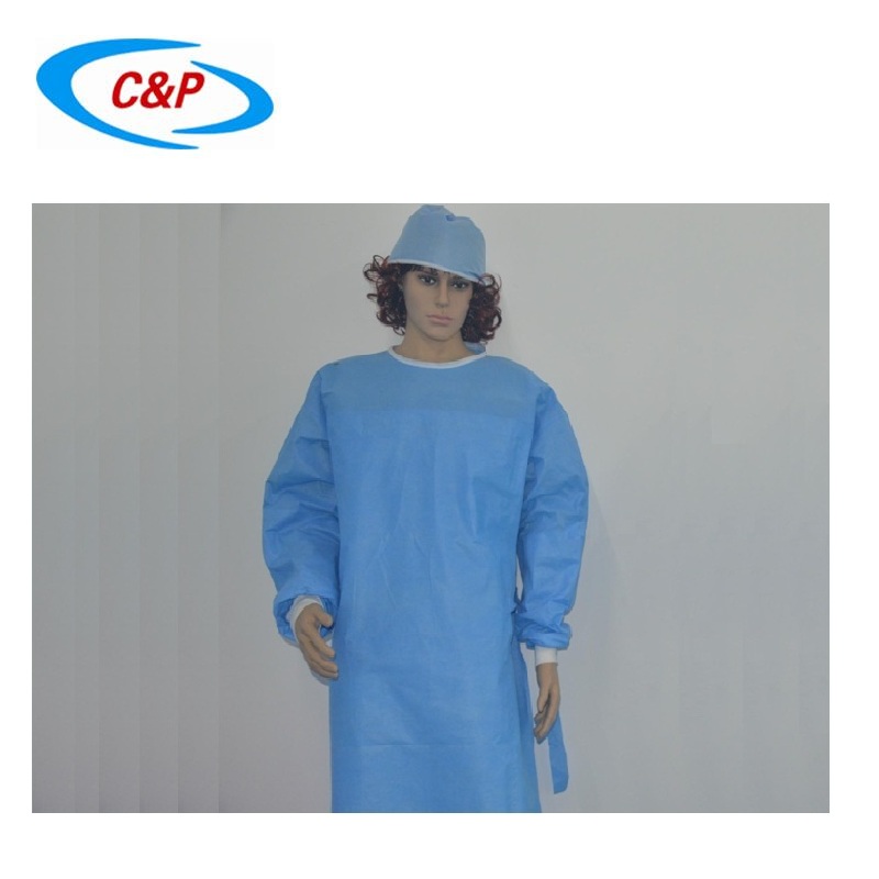 Customized Sterile Disposable SMS Reinforced Surgical Gown