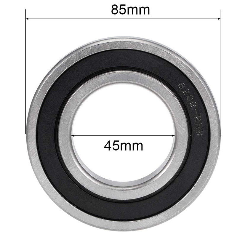 China Manufacturing Deep Groove Ball Bearing 6209 2RS for Machine High Quality