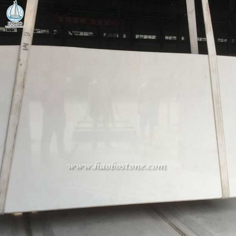 China Quality Pure White Marble Slab for Flooring and Wall