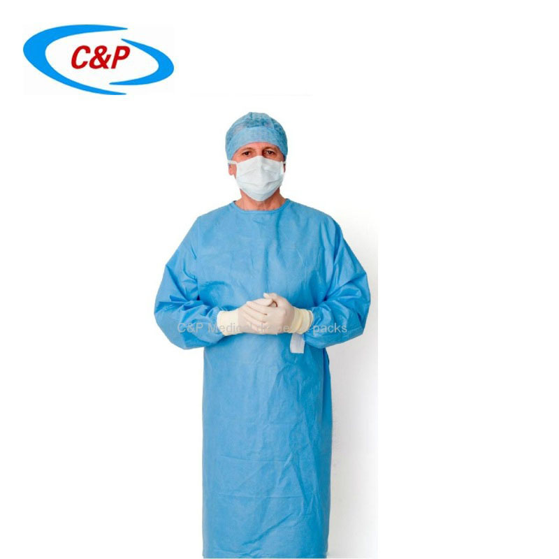 Disposable Sterile Nonwoven Standard Surgical Gown