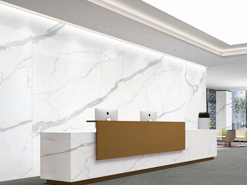 Arabescato Corchia Marble Look Sintered Stone Slab and Wall Cladding