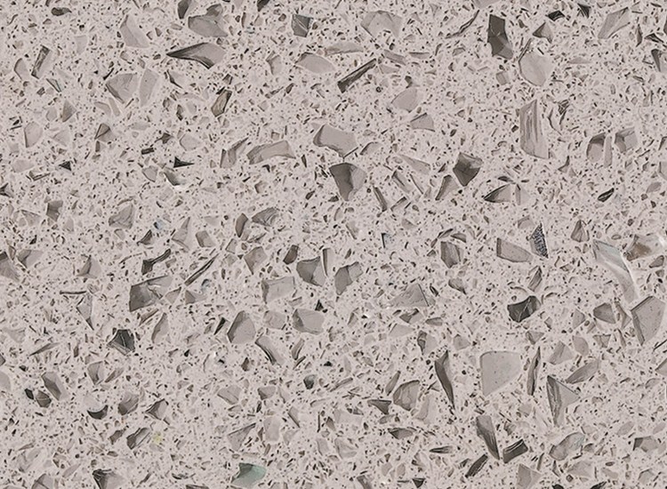 RSC1806 Crystal Light Grey Quartz Surface