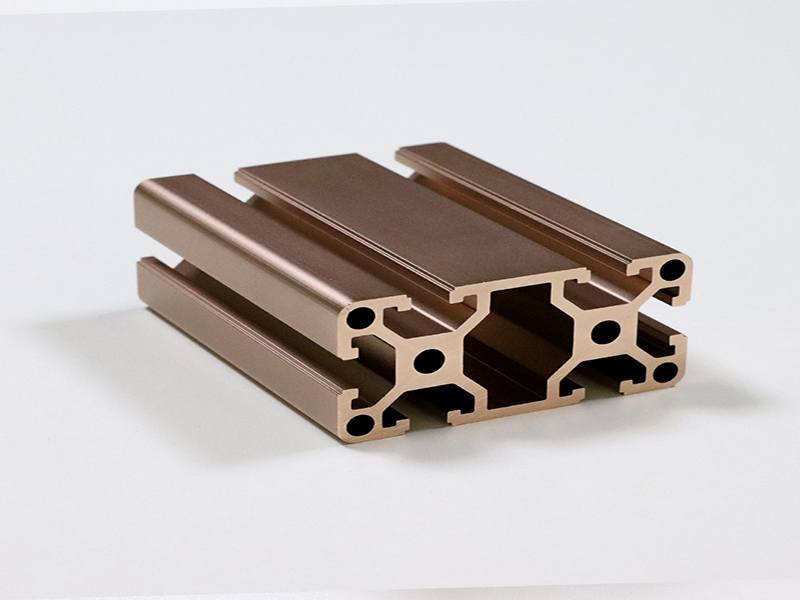 Anodized light champagne extrusion aluminium profile