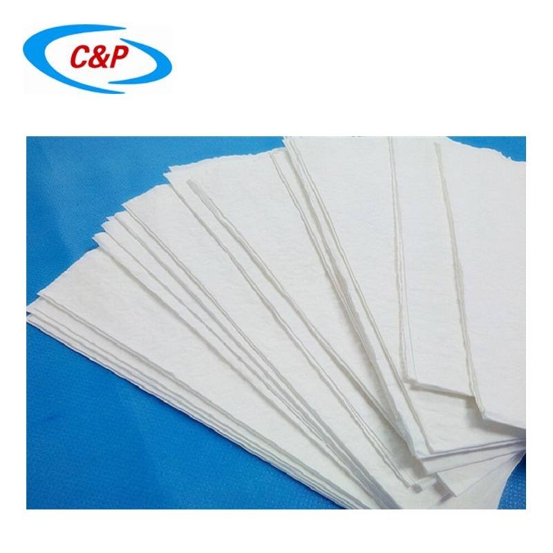 Disposable Medical Absorbent paper Hand Towels For Surgical Packs