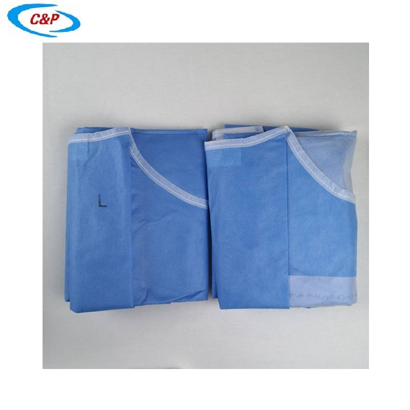 Disposable SMS CE Approved Surgical Gown AAMI Level  2 Sterile