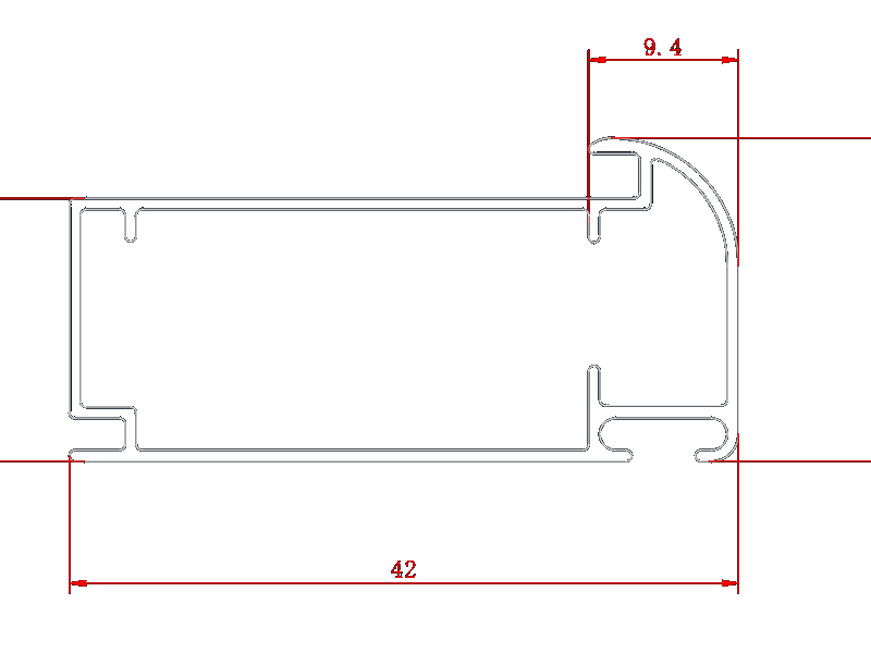 Extruded beautiful powder coating door frame aluminium