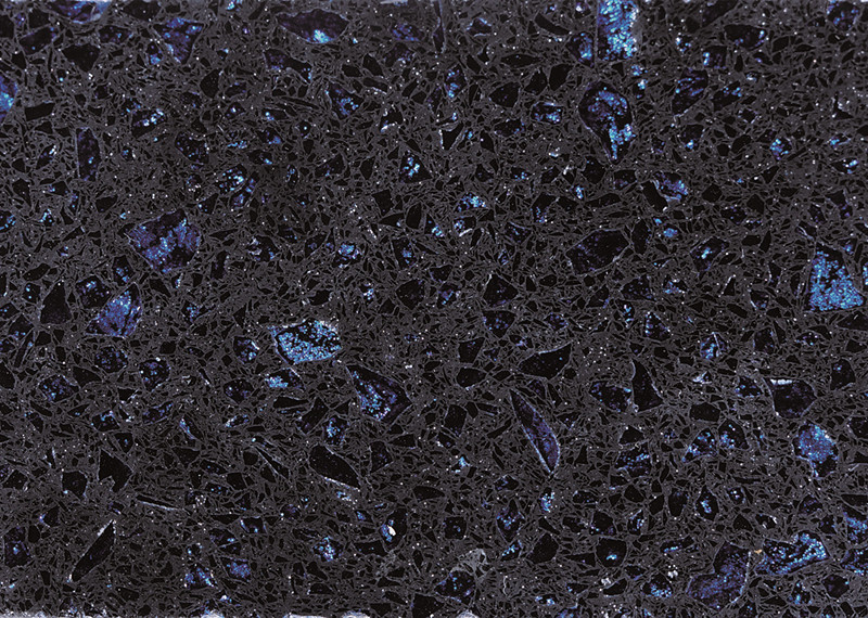 RSC7007 Dark blue quartz stone for countertop