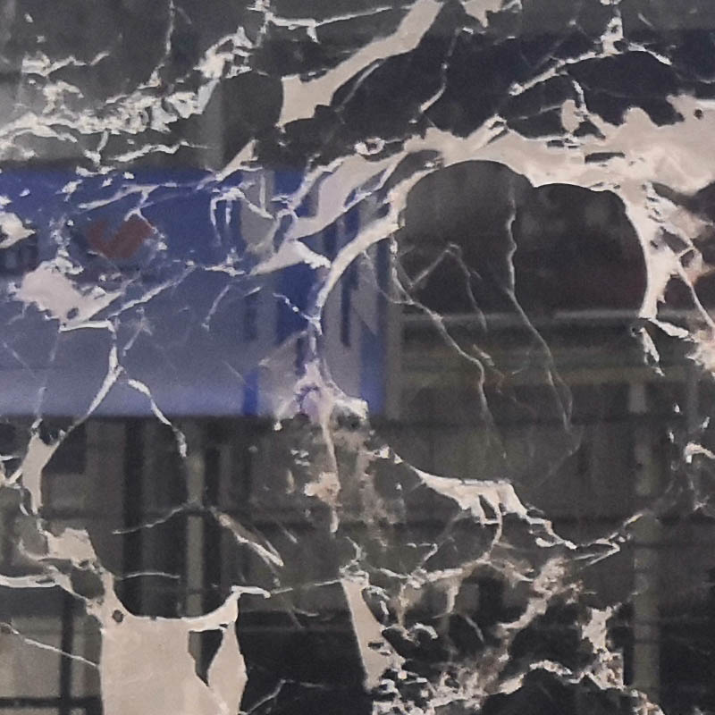 Black Icy Flower Marble