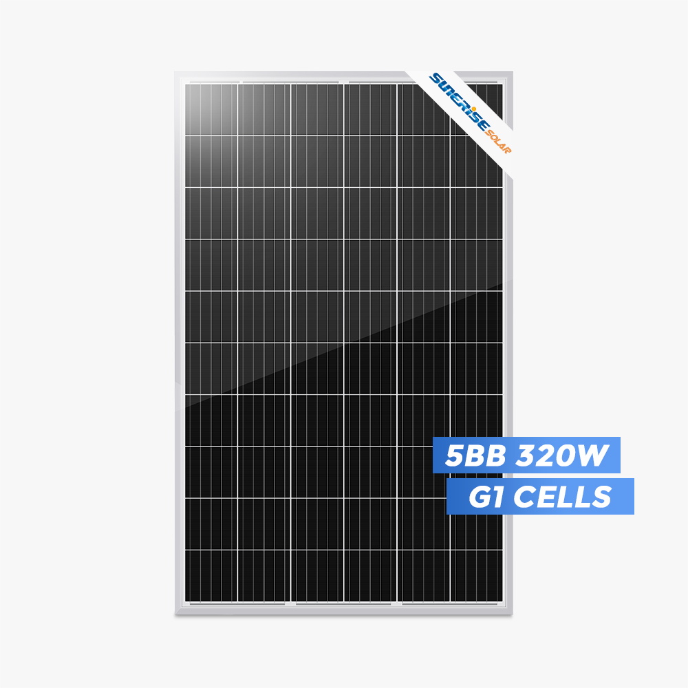 5BB PERC Monocrystalline 320 Watt Solar Panel with High Efficiency