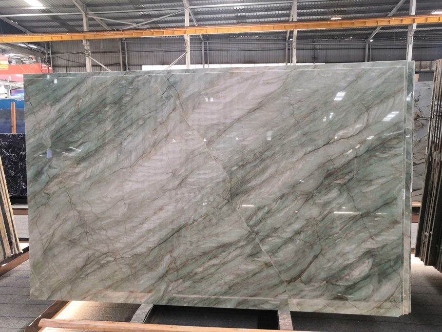 Brazilian Green Quartzite Slab Brazilian Green Quartzite Slab
