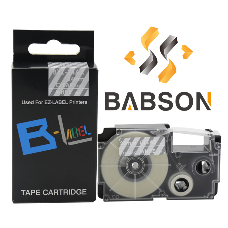 XR-24AX(BS-24AX) Label Tape Use For Casio KL-120/KL-60/KL-7400