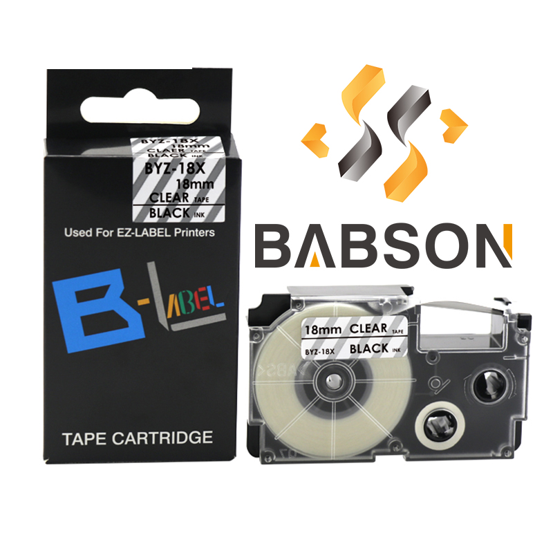 XR-18X(BS-18X) Label Tape Use For Casio KL-120/KL-60/KL-7400