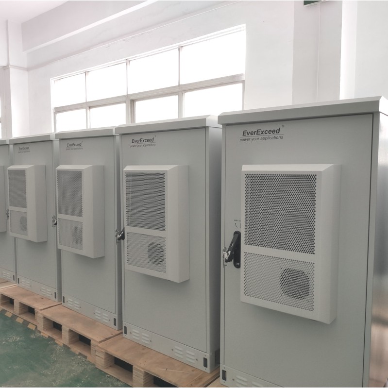 Outdoor Air Conditioning Battery Cabinet for Telecom