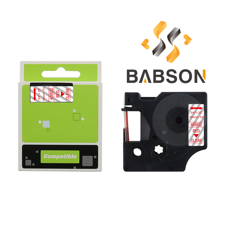 D1 45802 Label Tape Use For Dymo LabelManager 300/350/360/400/420P/500TS/360D/420P/500TS